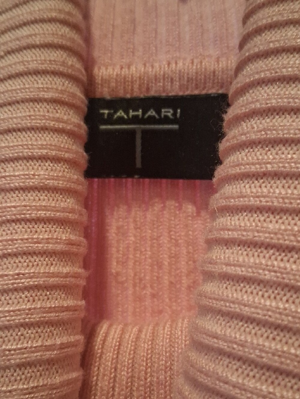 Tahari Pink and Red Turtleneck Sweaters - Picture 2 of 5